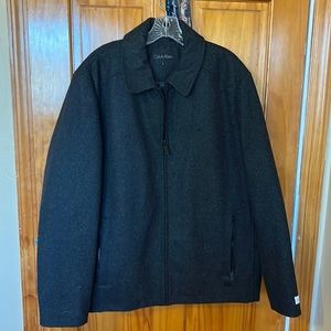 Mens Grey Calvin Klein Jacket Size Large
